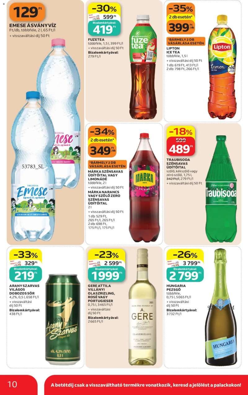 Auchan Auchan Szupermarket akciós újság 10 oldal
