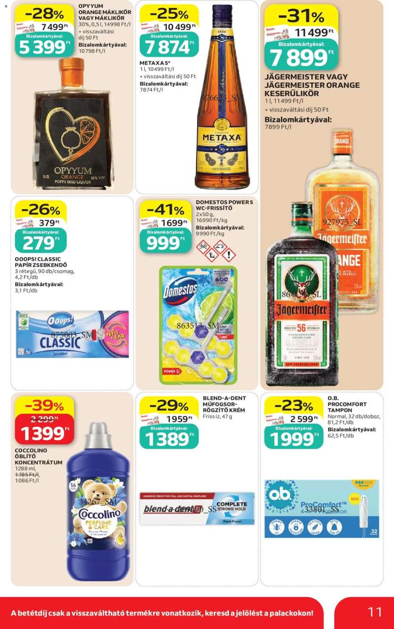 Auchan Auchan Szupermarket akciós újság 11 oldal