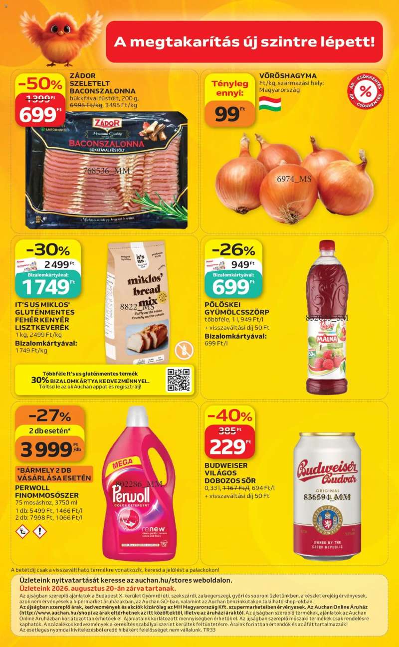 Auchan Auchan Szupermarket akciós újság 12 oldal