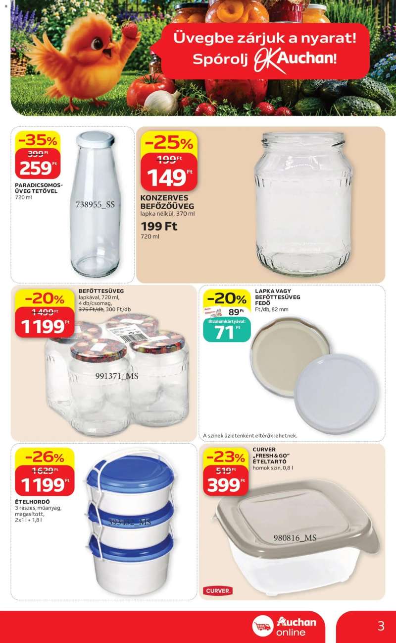 Auchan Auchan Szupermarket akciós újság 3 oldal