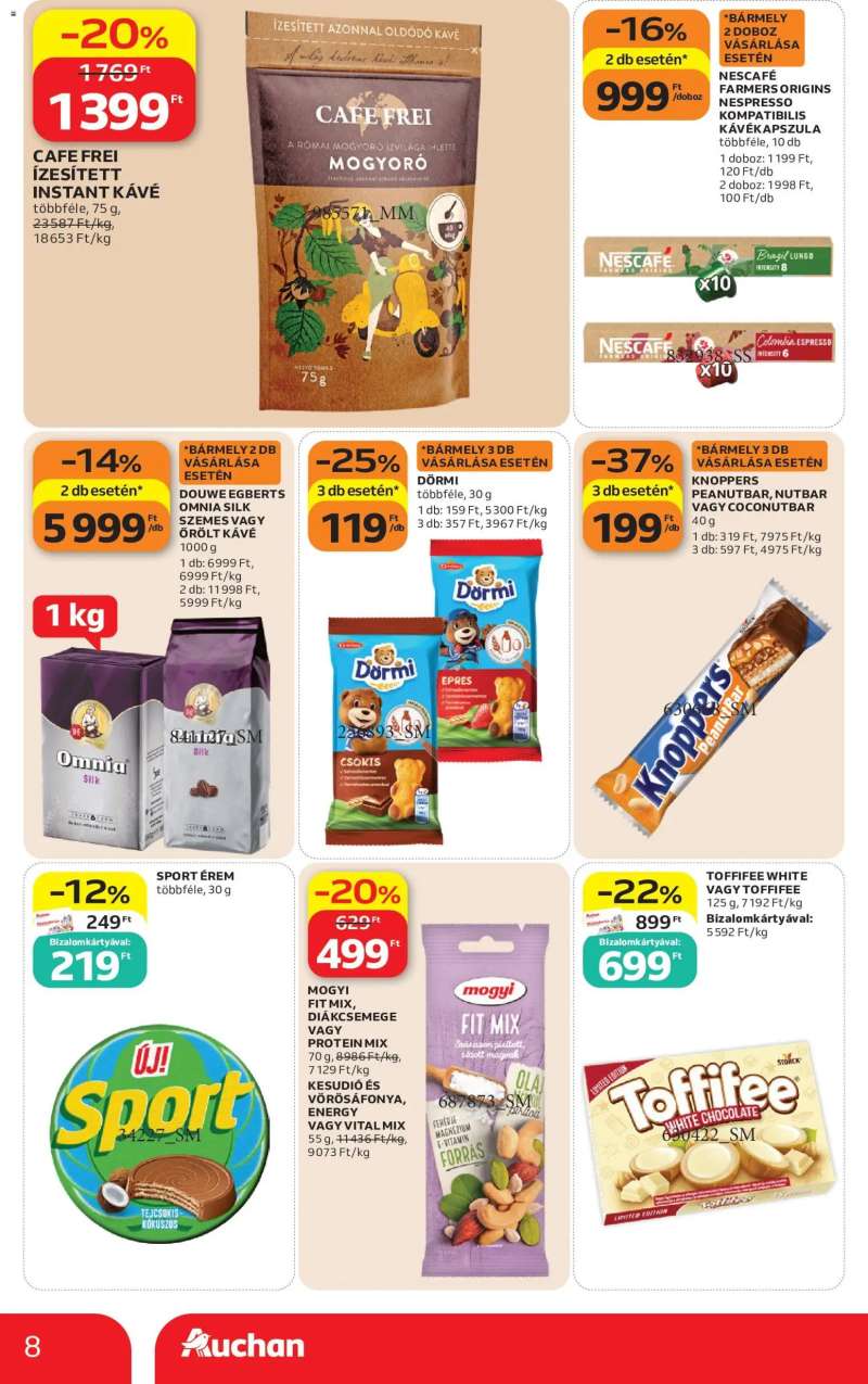 Auchan Auchan Szupermarket akciós újság 8 oldal