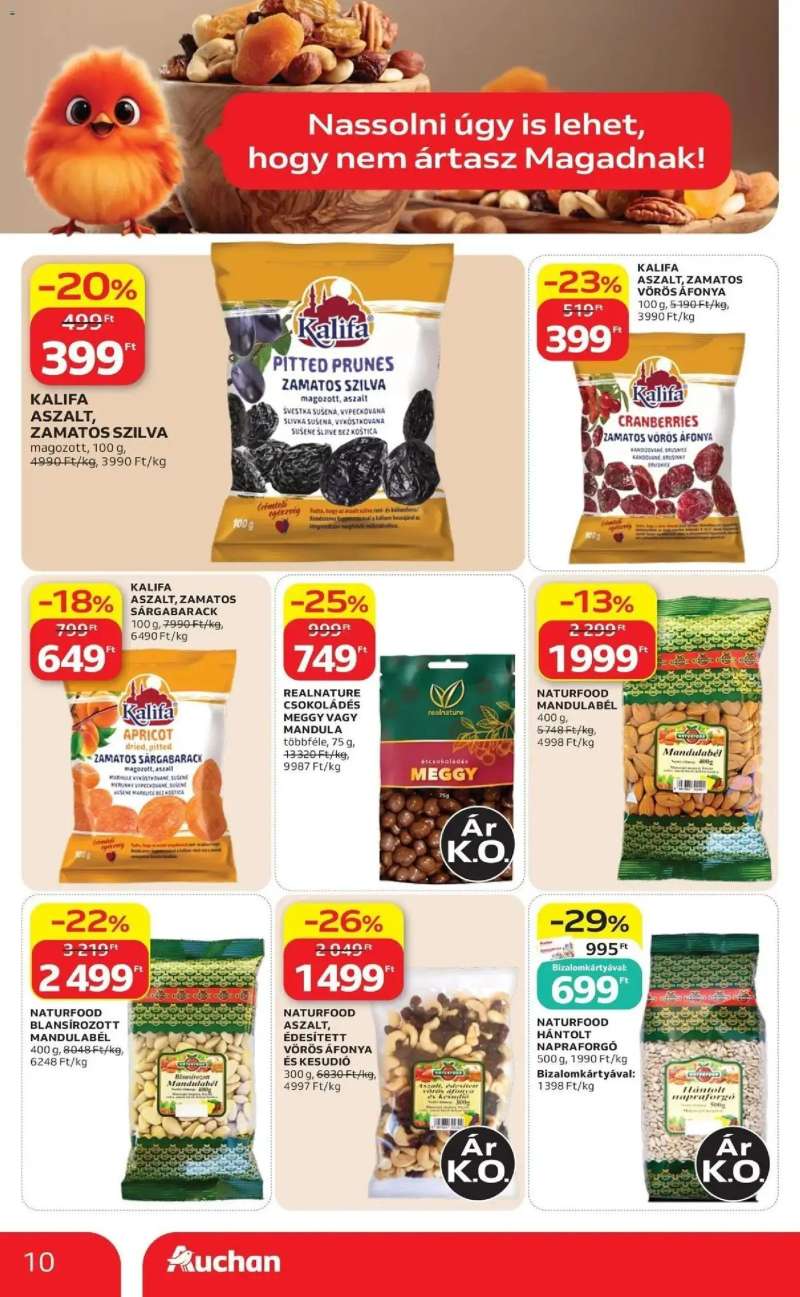 Auchan Auchan újság érvényessége 2026.08.19-ig 10 oldal