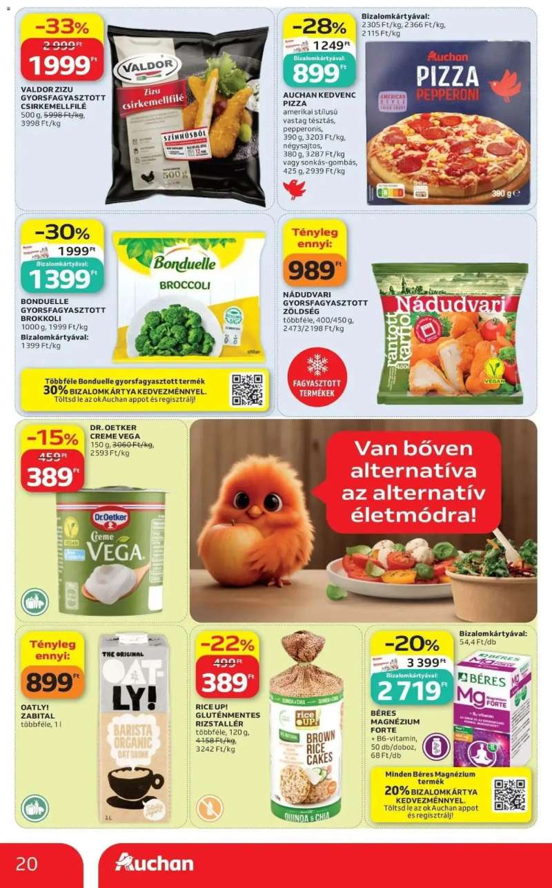 Auchan Auchan újság érvényessége 2026.08.19-ig 20 oldal