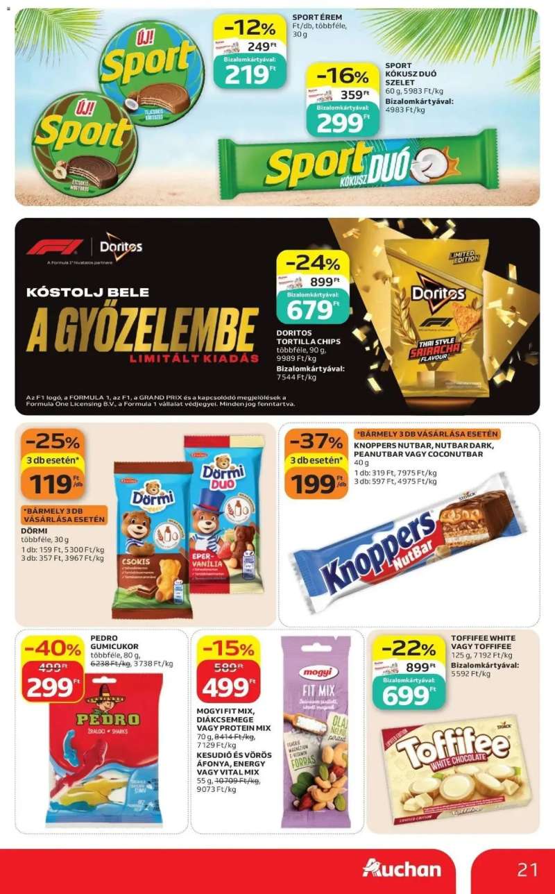 Auchan Auchan újság érvényessége 2026.08.19-ig 21 oldal
