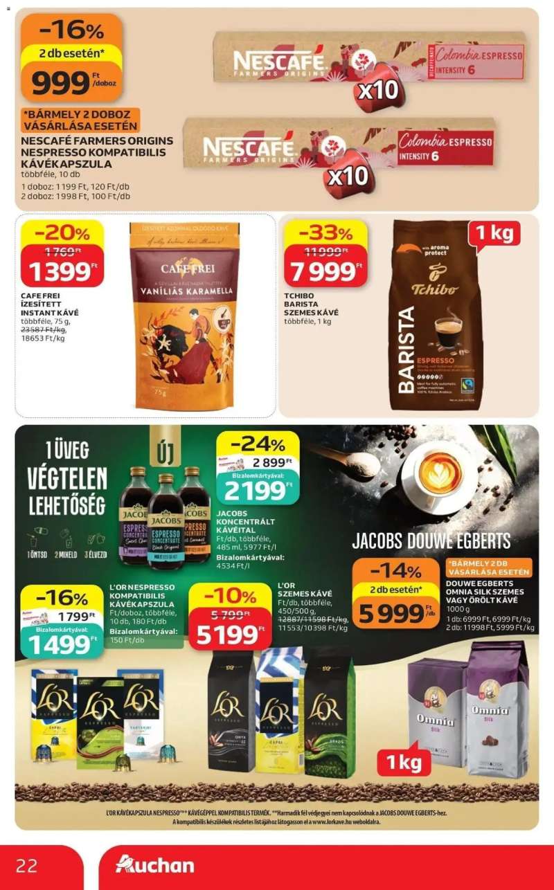 Auchan Auchan újság érvényessége 2026.08.19-ig 22 oldal