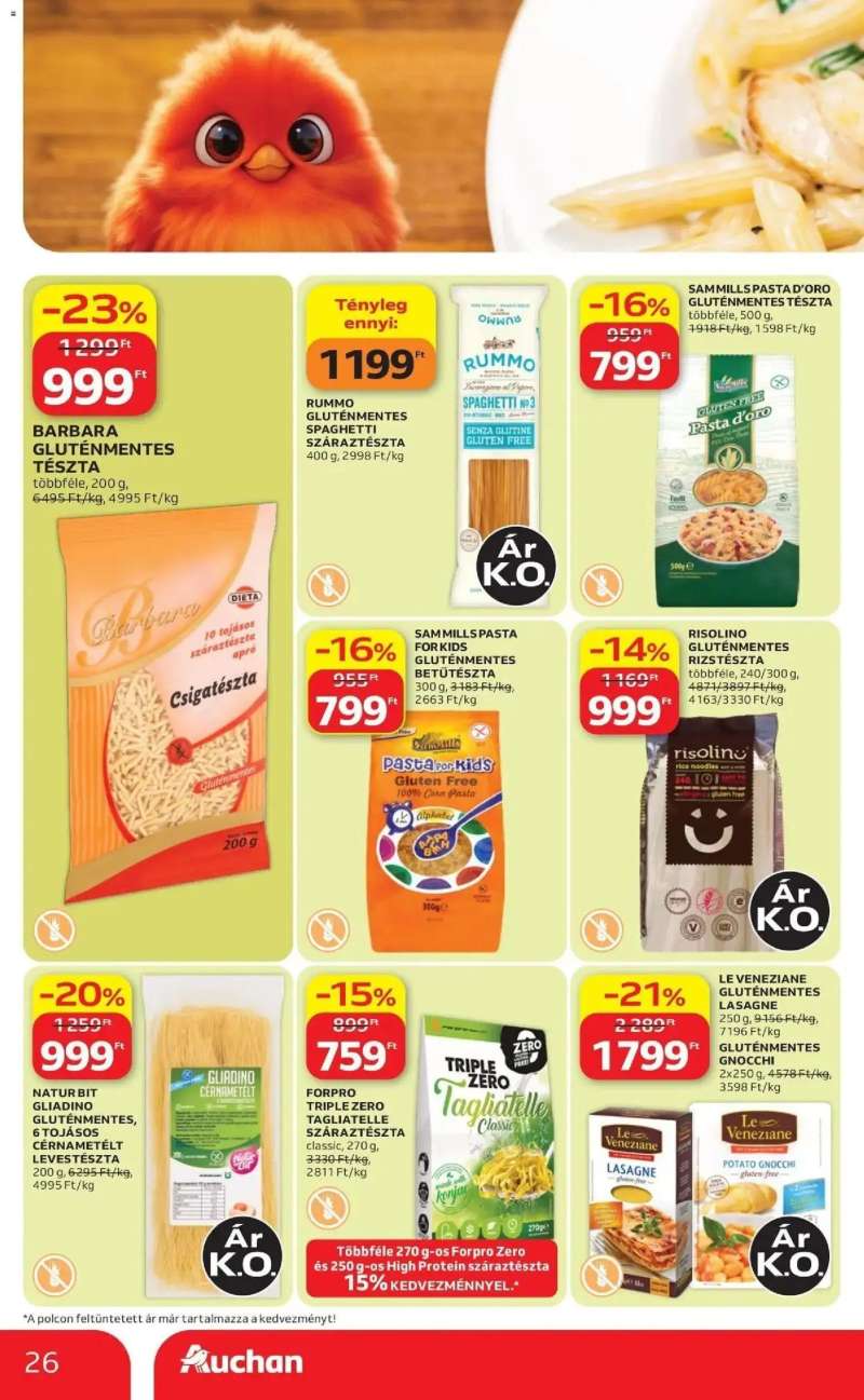 Auchan Auchan újság érvényessége 2026.08.19-ig 26 oldal