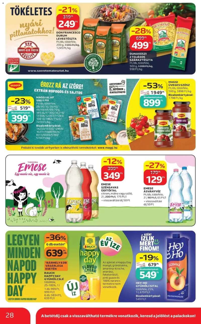 Auchan Auchan újság érvényessége 2026.08.19-ig 28 oldal