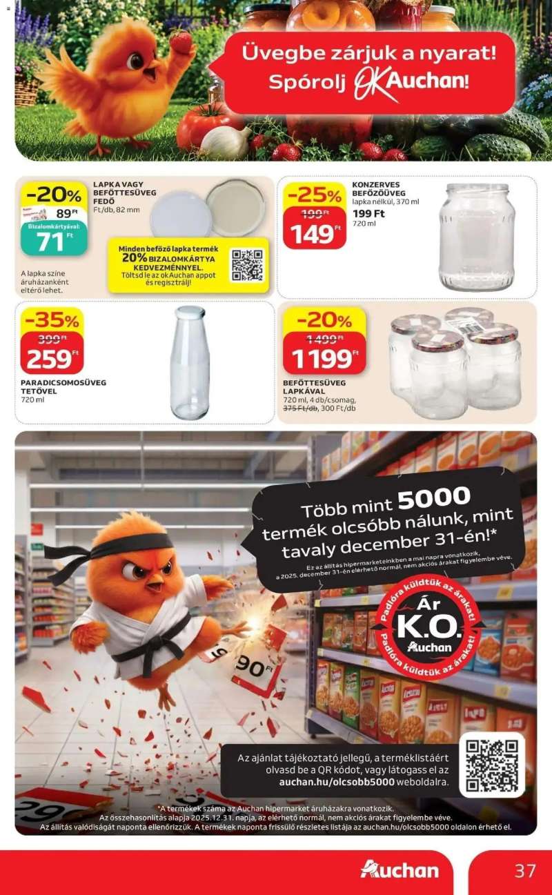 Auchan Auchan újság érvényessége 2026.08.19-ig 37 oldal