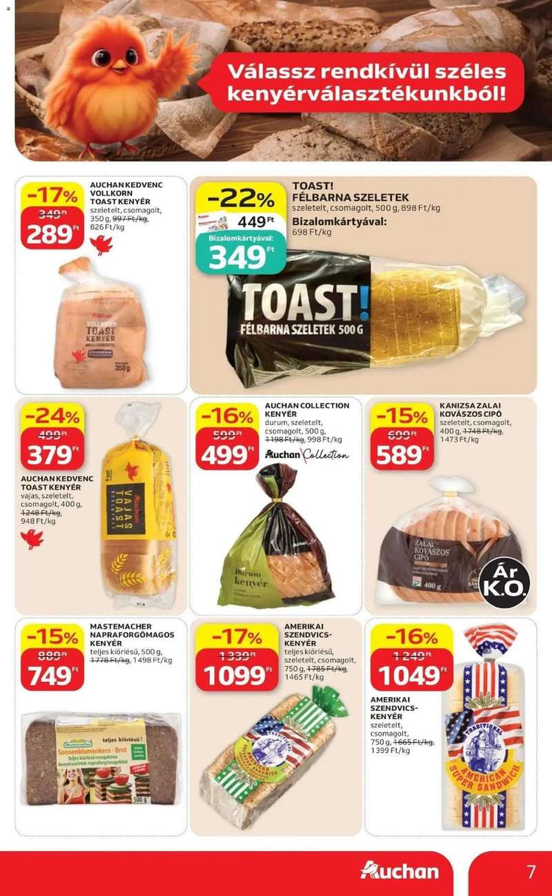 Auchan Auchan újság érvényessége 2026.08.19-ig 7 oldal