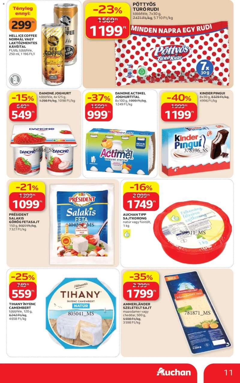 Auchan Auchan akciós újság 11 oldal