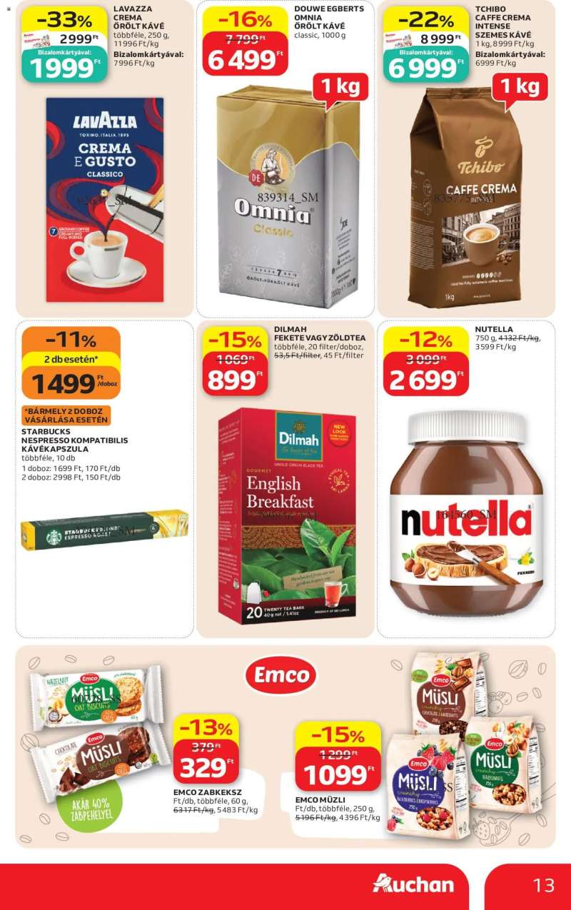Auchan Auchan akciós újság 13 oldal