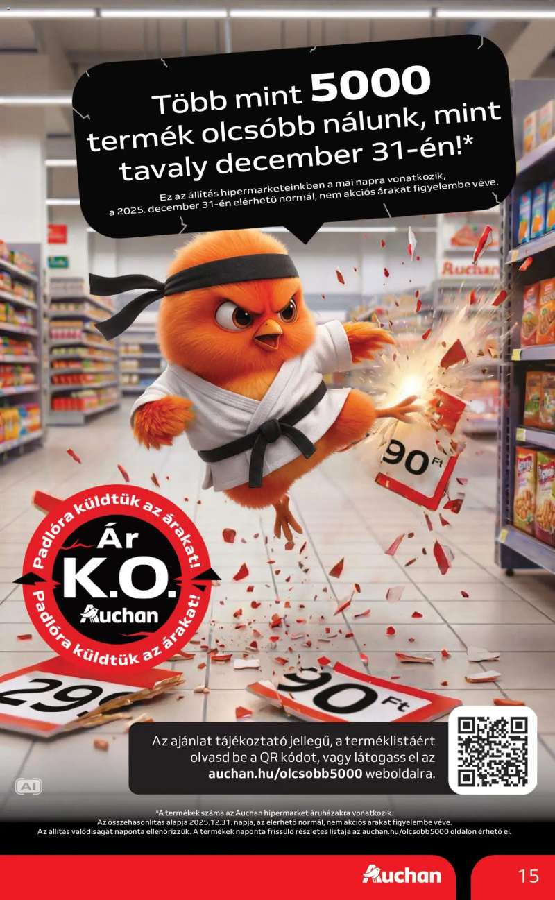 Auchan Auchan akciós újság 15 oldal