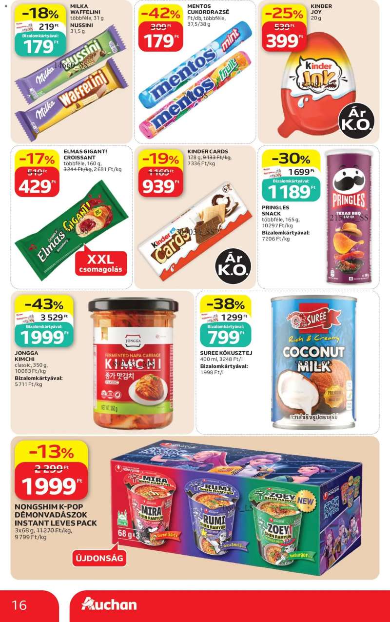 Auchan Auchan akciós újság 16 oldal