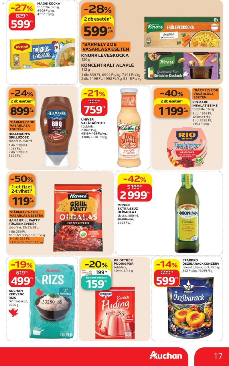 Auchan Auchan akciós újság 17 oldal