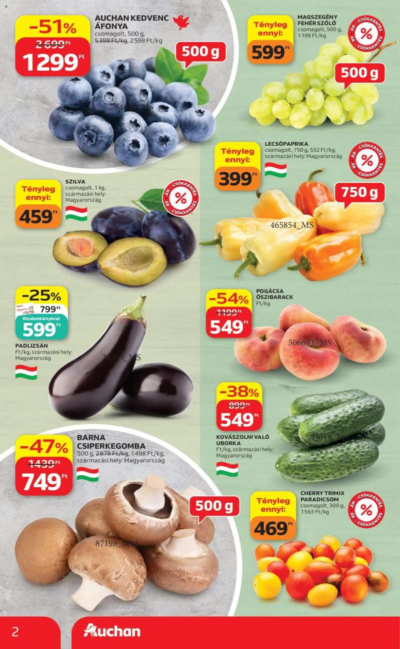 Auchan Auchan akciós újság 2 oldal