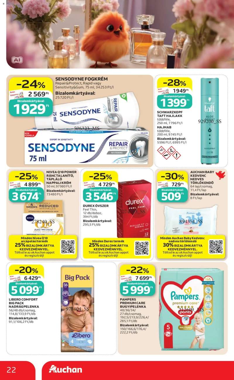 Auchan Auchan akciós újság 22 oldal