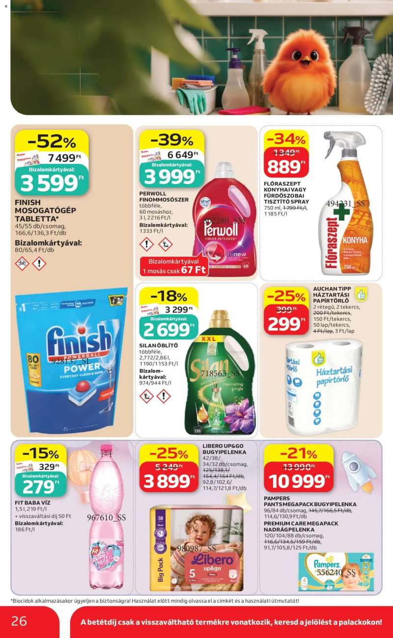 Auchan Auchan akciós újság 26 oldal