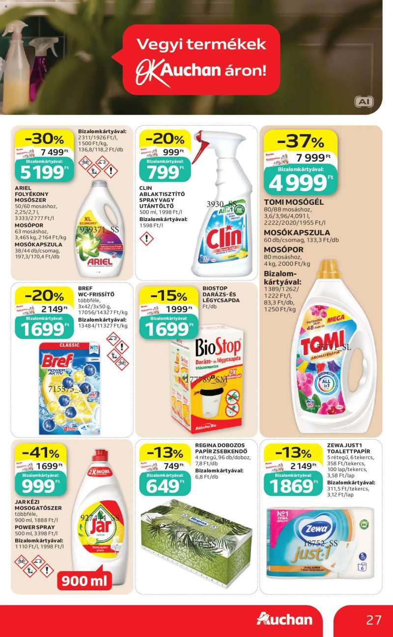 Auchan Auchan akciós újság 27 oldal