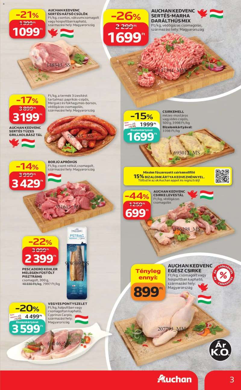 Auchan Auchan akciós újság 3 oldal