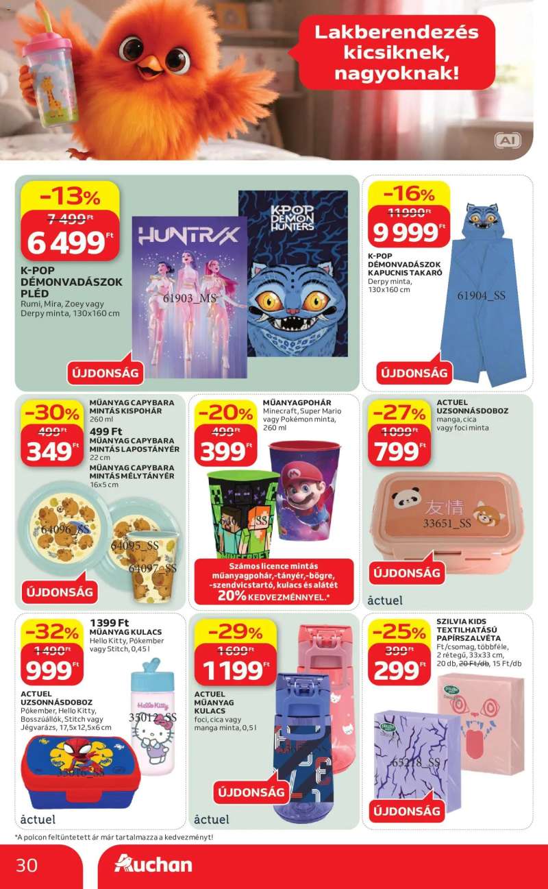 Auchan Auchan akciós újság 30 oldal