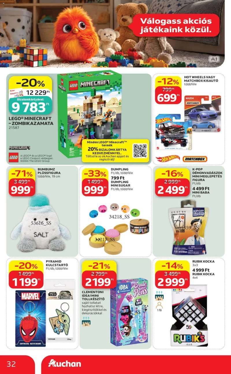 Auchan Auchan akciós újság 32 oldal