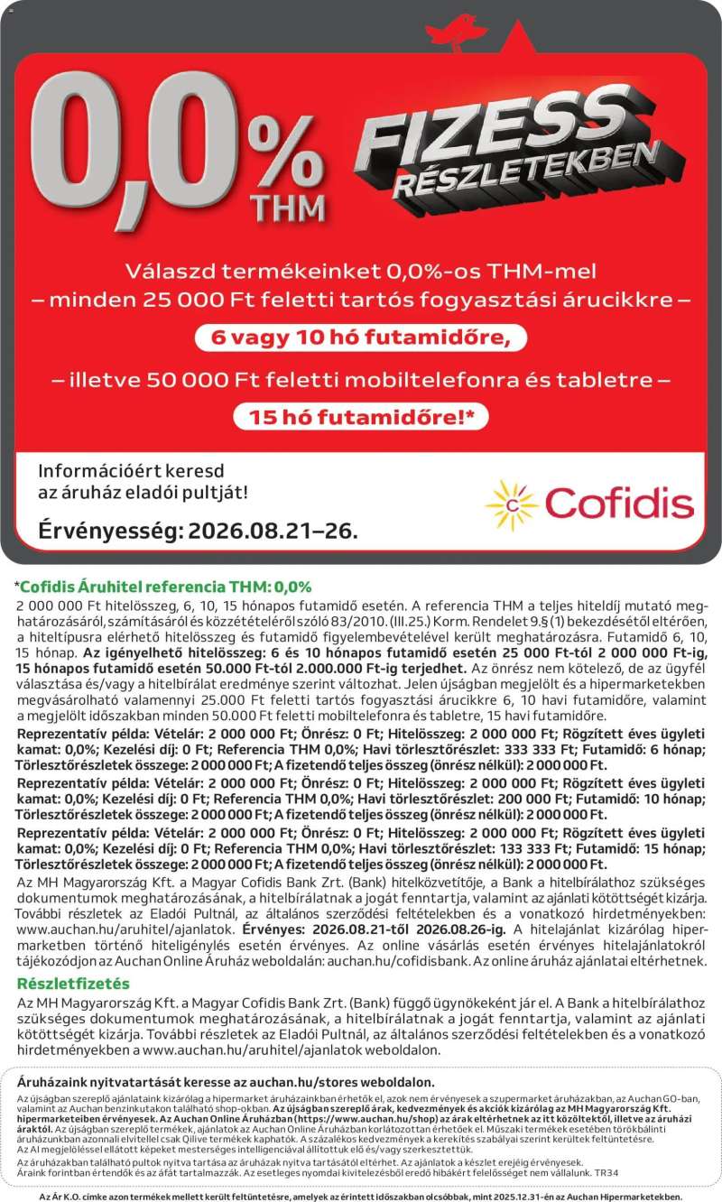 Auchan Auchan akciós újság 38 oldal