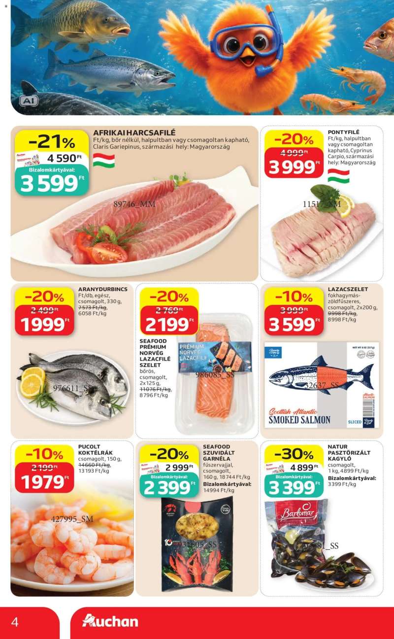 Auchan Auchan akciós újság 4 oldal