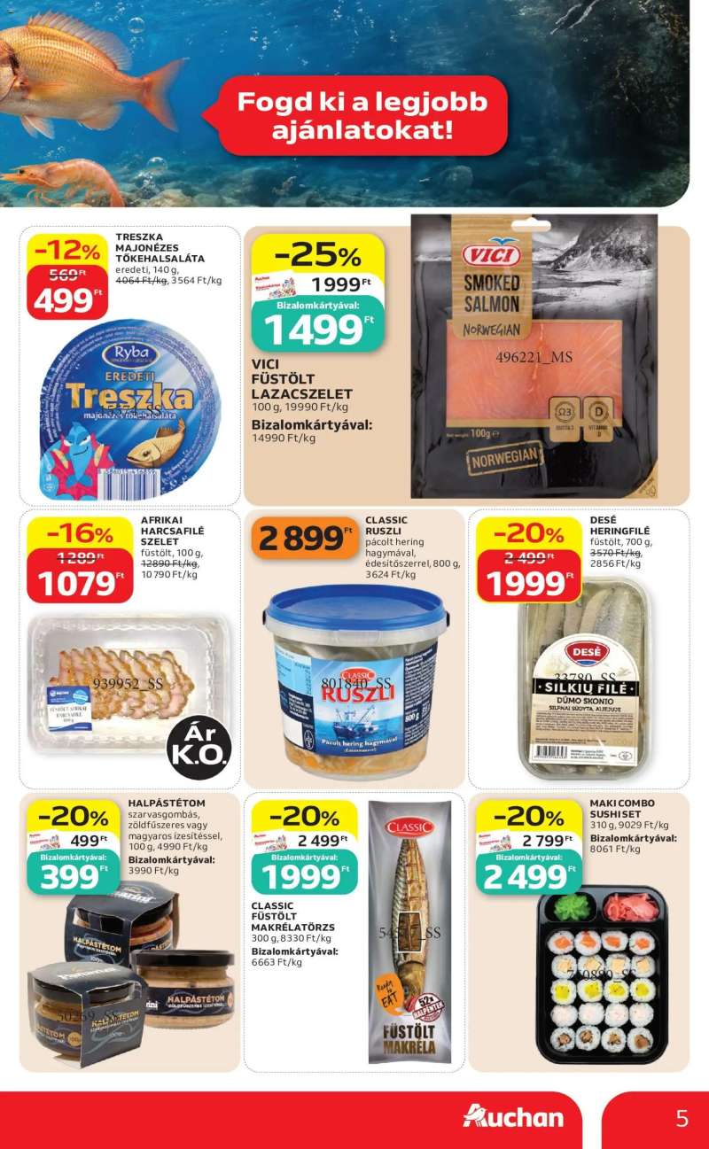 Auchan Auchan akciós újság 5 oldal