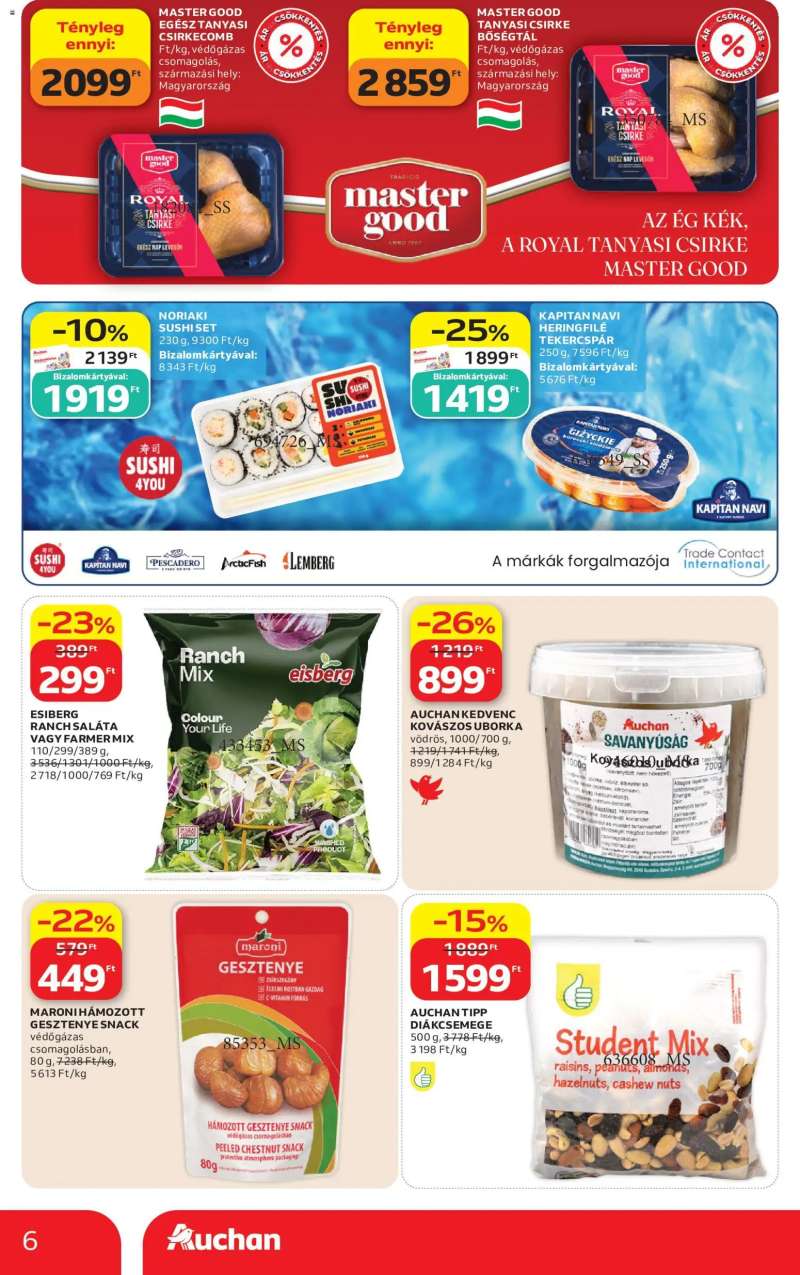Auchan Auchan akciós újság 6 oldal