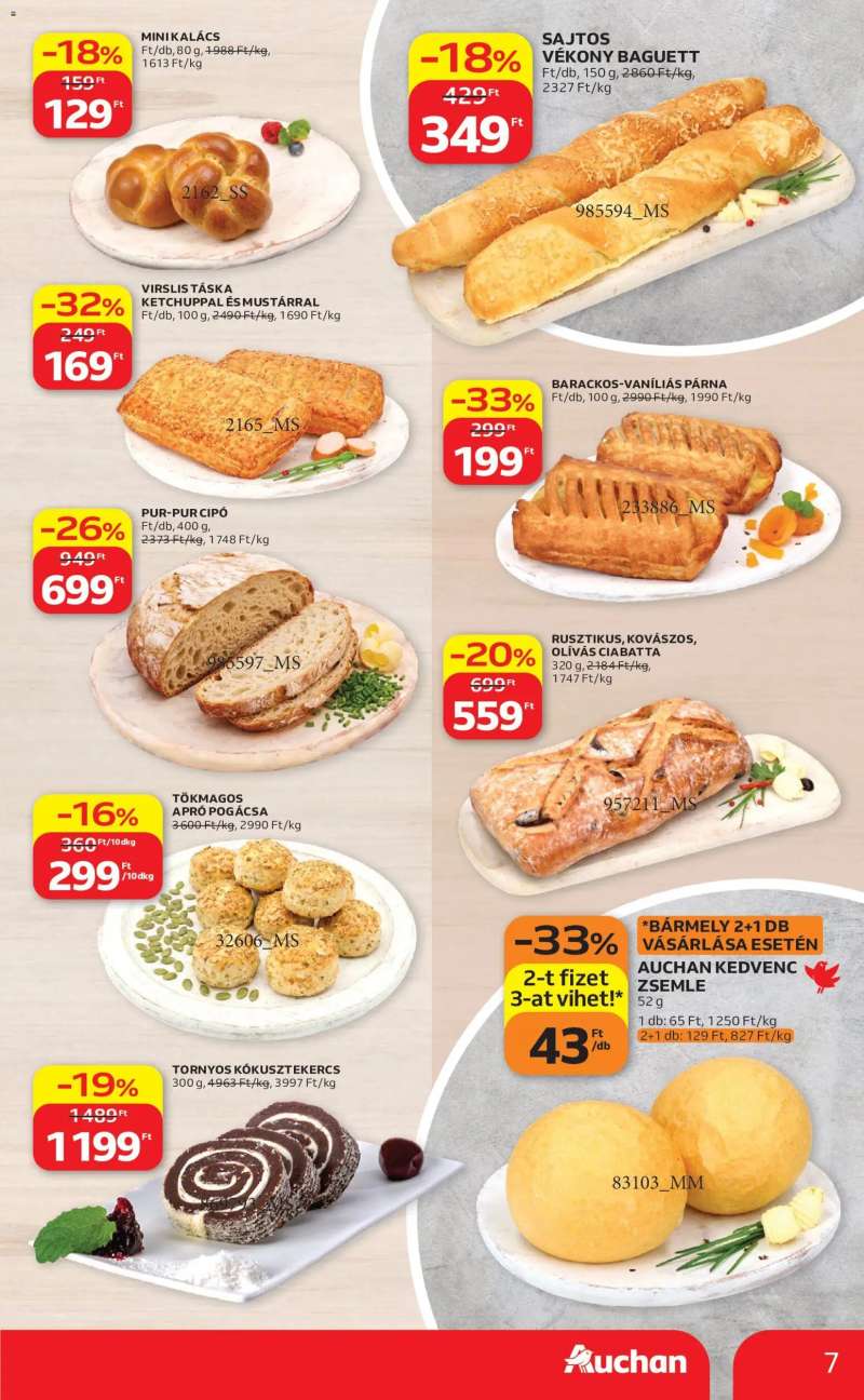 Auchan Auchan akciós újság 7 oldal
