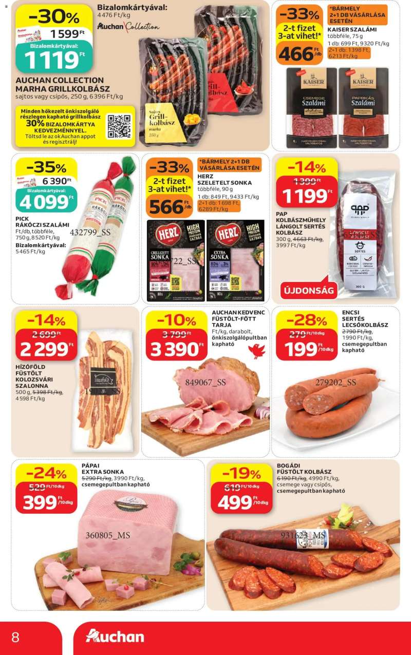 Auchan Auchan akciós újság 8 oldal