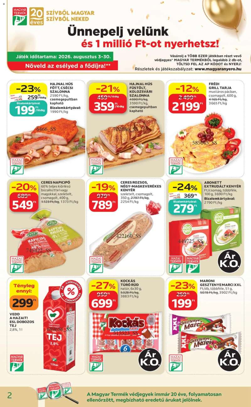 Auchan Auchan Hazai termék ajánlatok 2 oldal