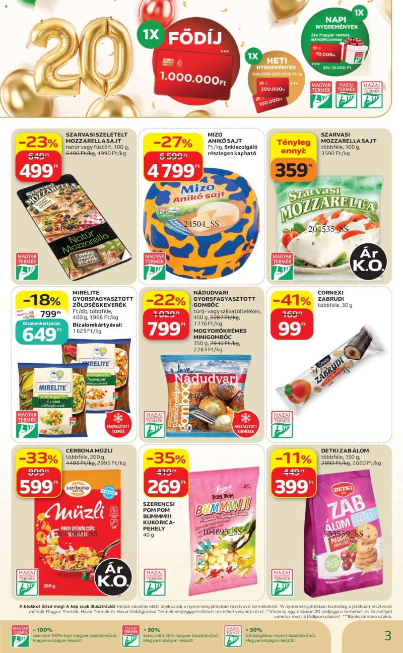 Auchan Auchan Hazai termék ajánlatok 3 oldal