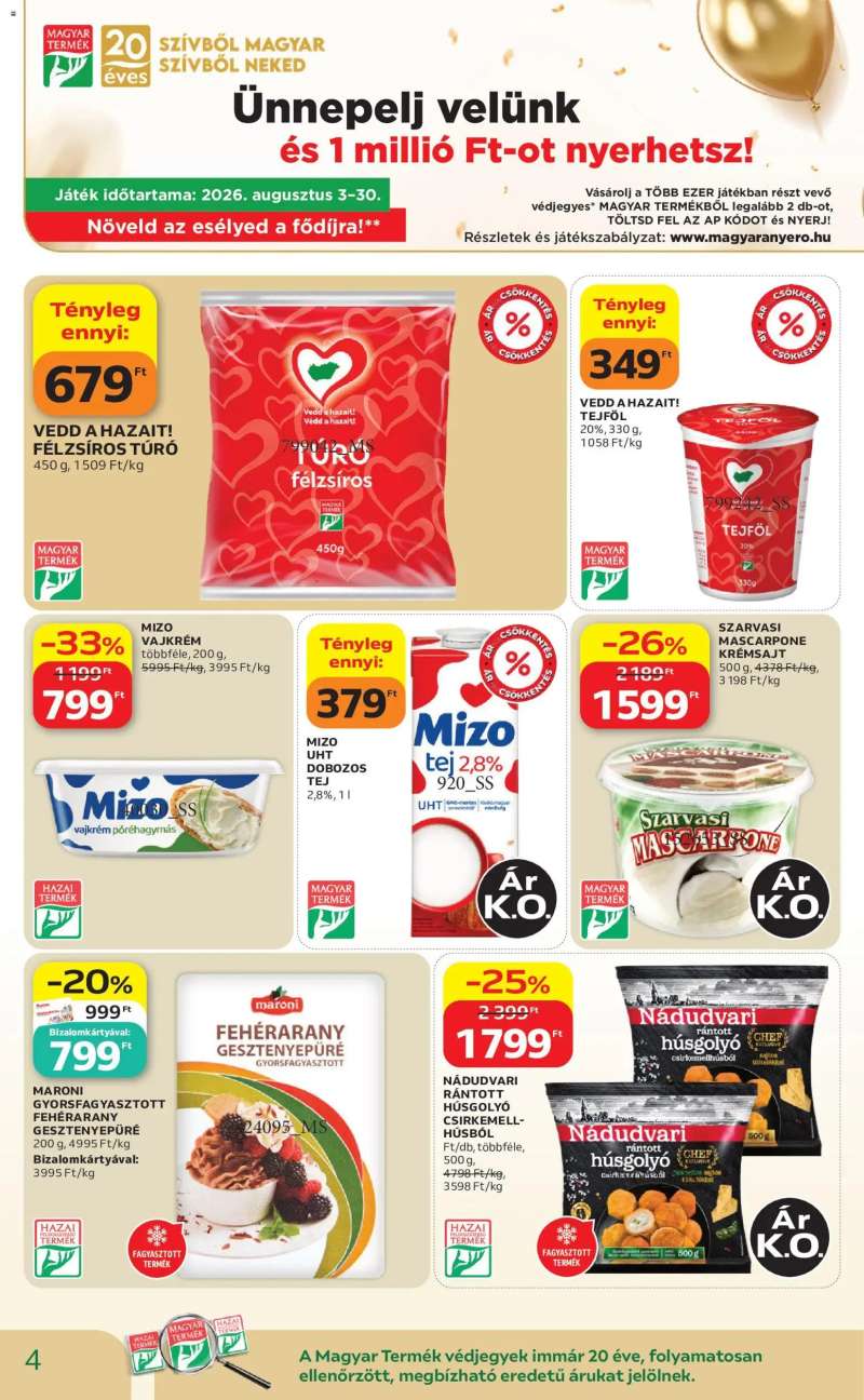 Auchan Auchan Hazai termék ajánlatok 4 oldal