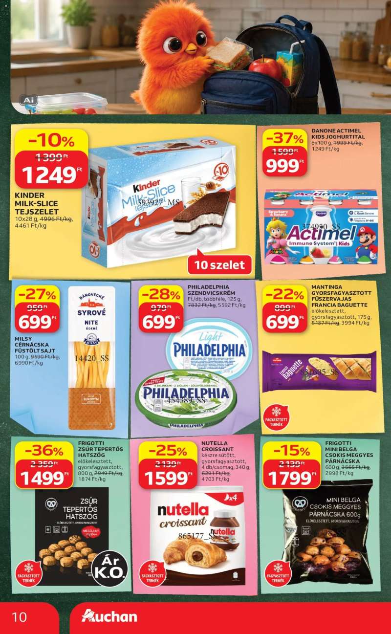 Auchan Auchan Iskolakezdés ajánlatok 10 oldal