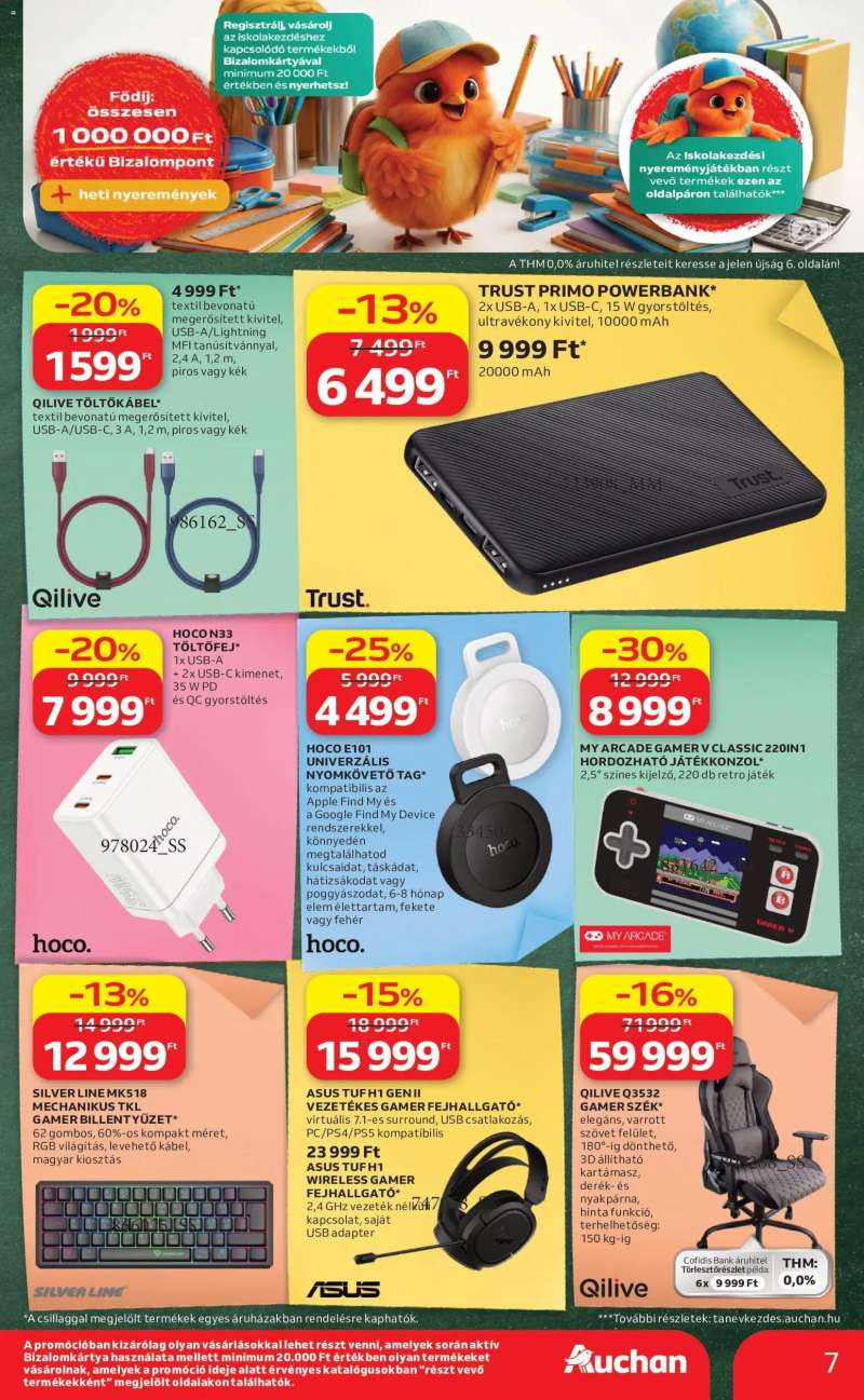 Auchan Auchan Iskolakezdés ajánlatok 7 oldal