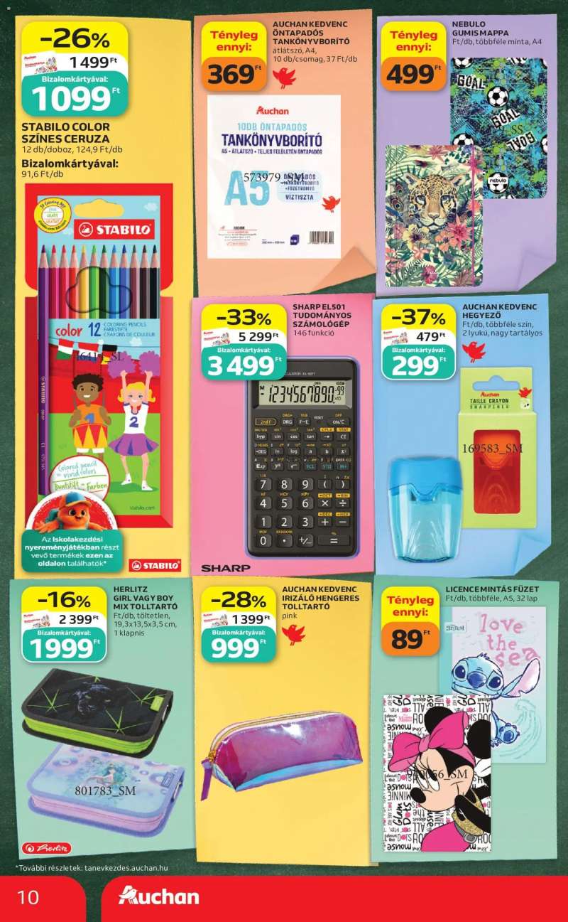 Auchan Auchan Szupermarket akciós újság 10 oldal