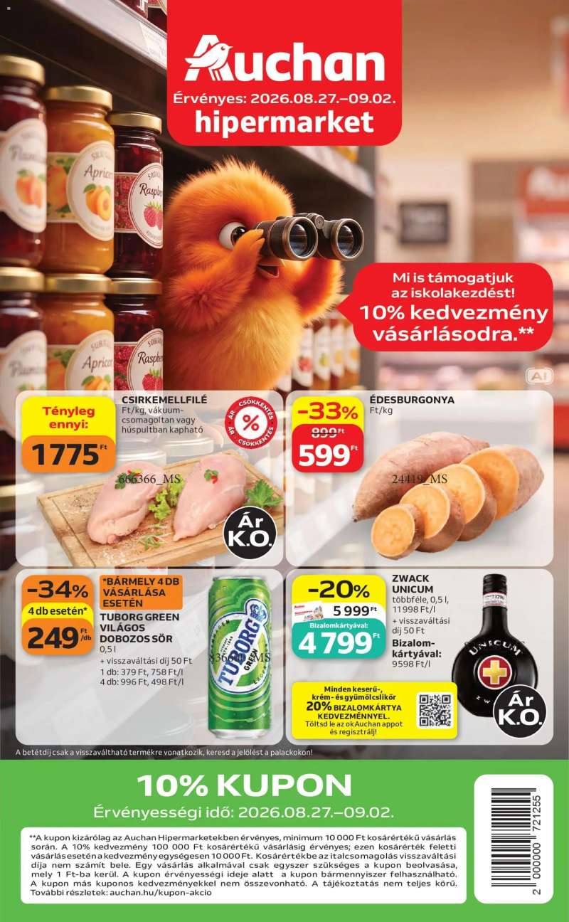 Auchan Auchan akciós újság 1 oldal