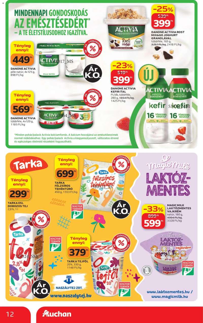 Auchan Auchan akciós újság 12 oldal