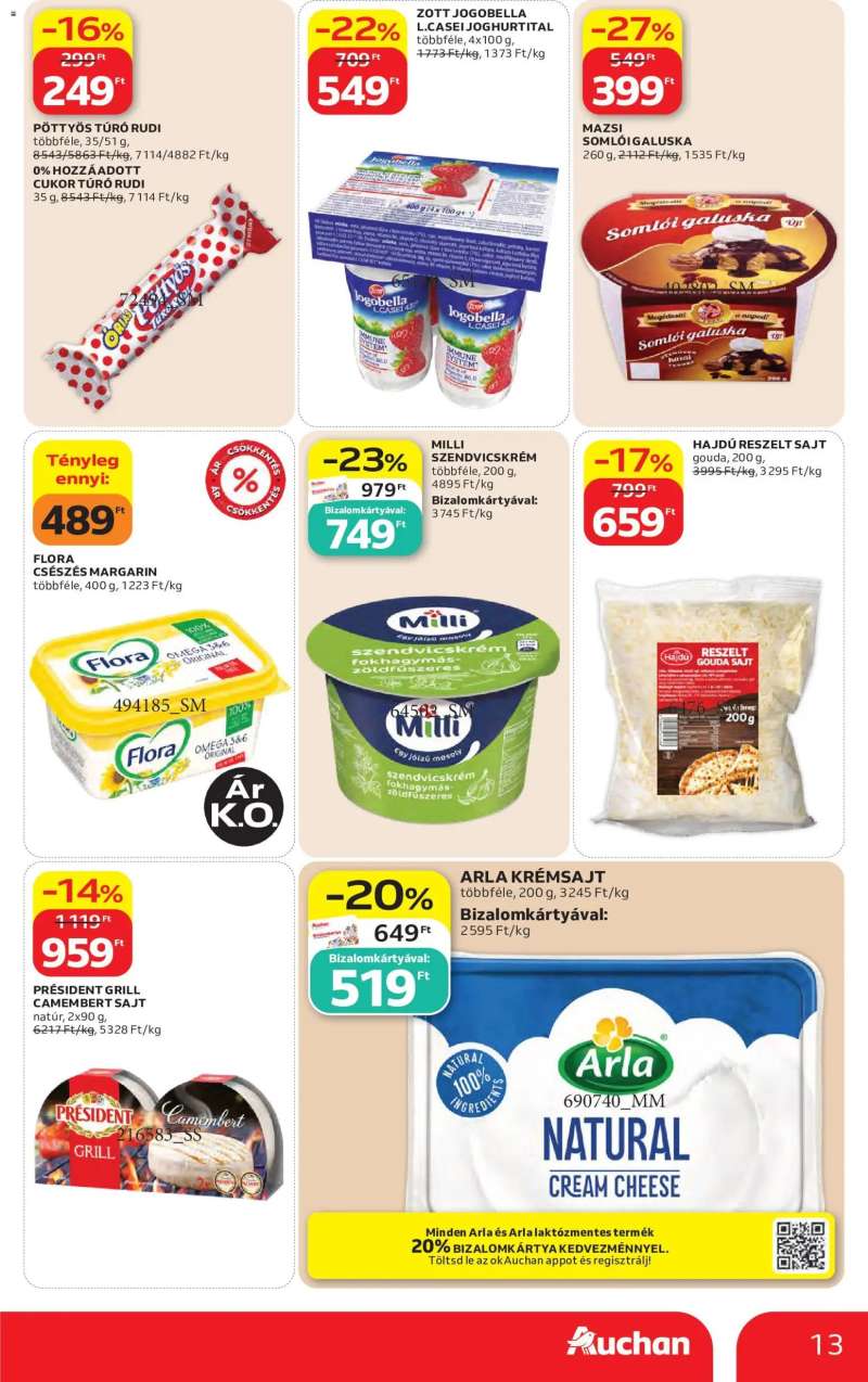 Auchan Auchan akciós újság 13 oldal