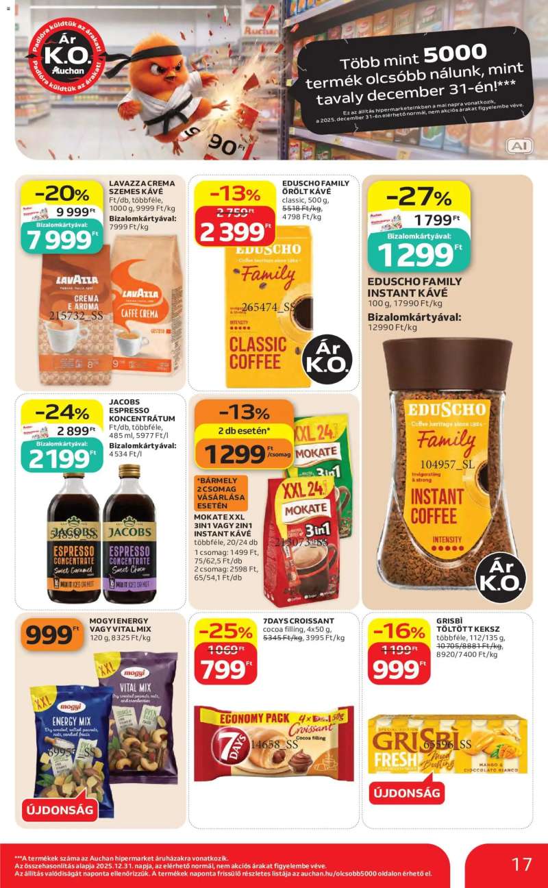 Auchan Auchan akciós újság 17 oldal