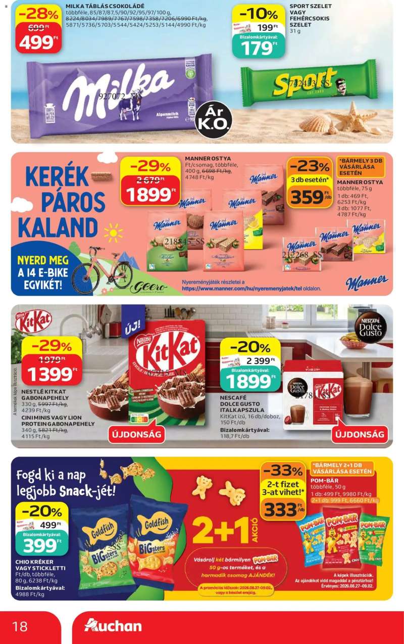 Auchan Auchan akciós újság 18 oldal