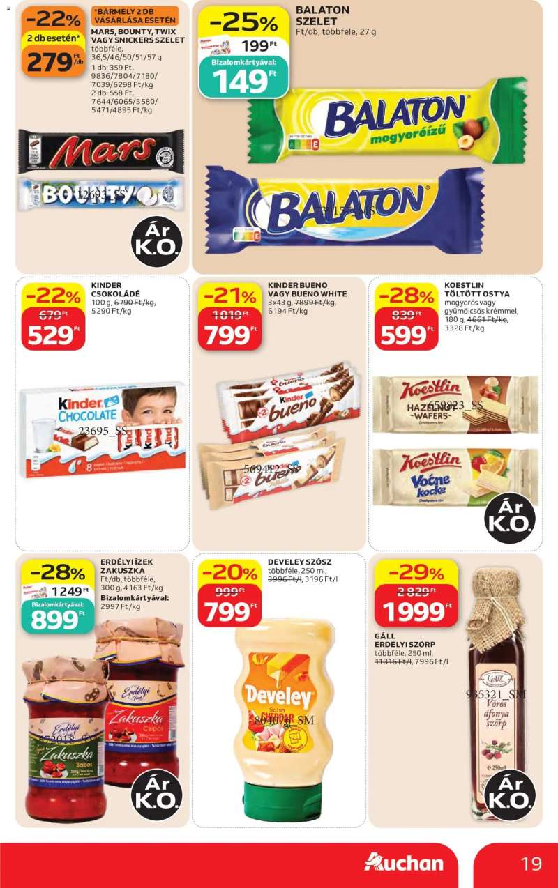 Auchan Auchan akciós újság 19 oldal