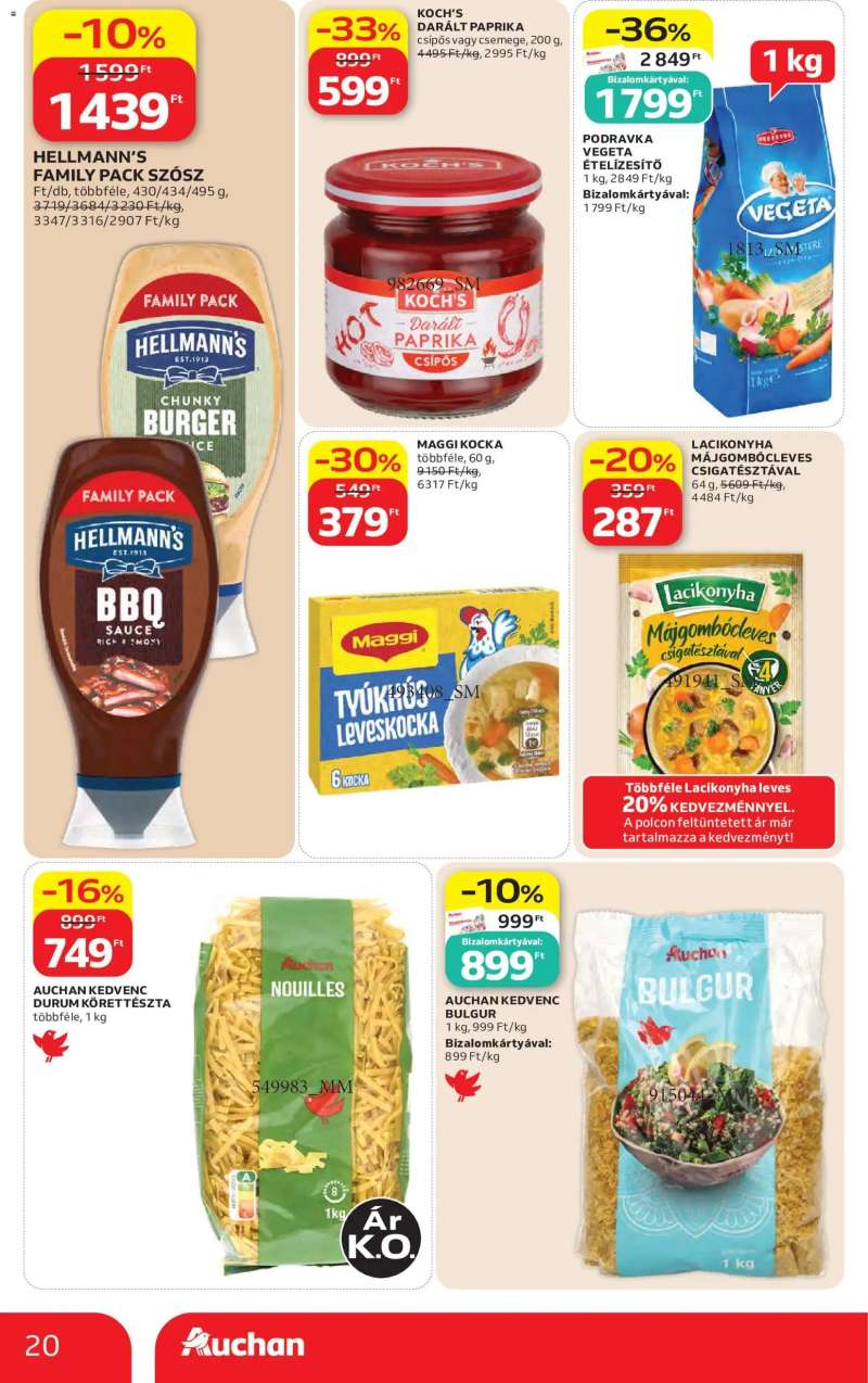 Auchan Auchan akciós újság 20 oldal