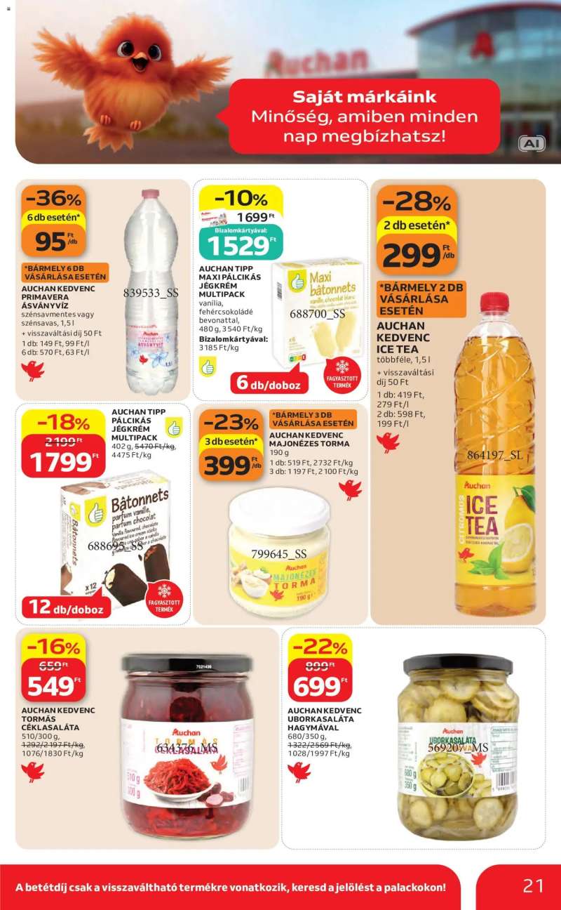 Auchan Auchan akciós újság 21 oldal