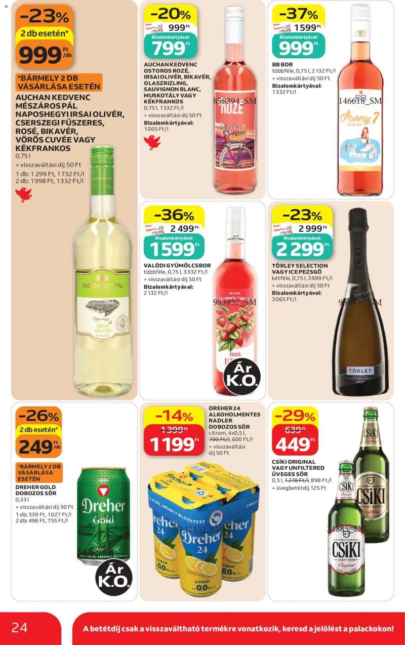 Auchan Auchan akciós újság 24 oldal