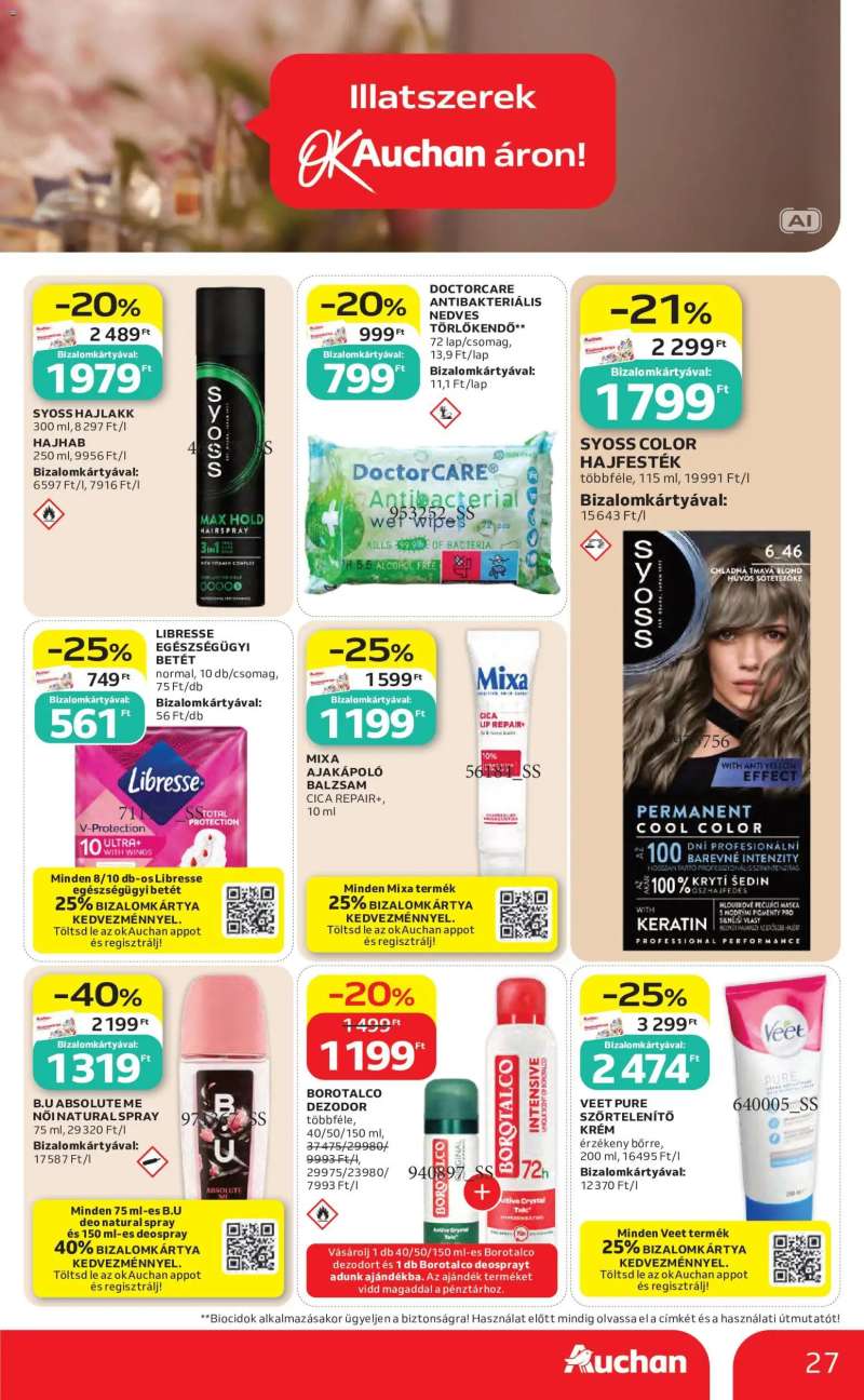 Auchan Auchan akciós újság 27 oldal