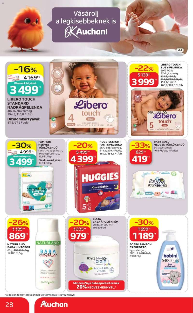 Auchan Auchan akciós újság 28 oldal