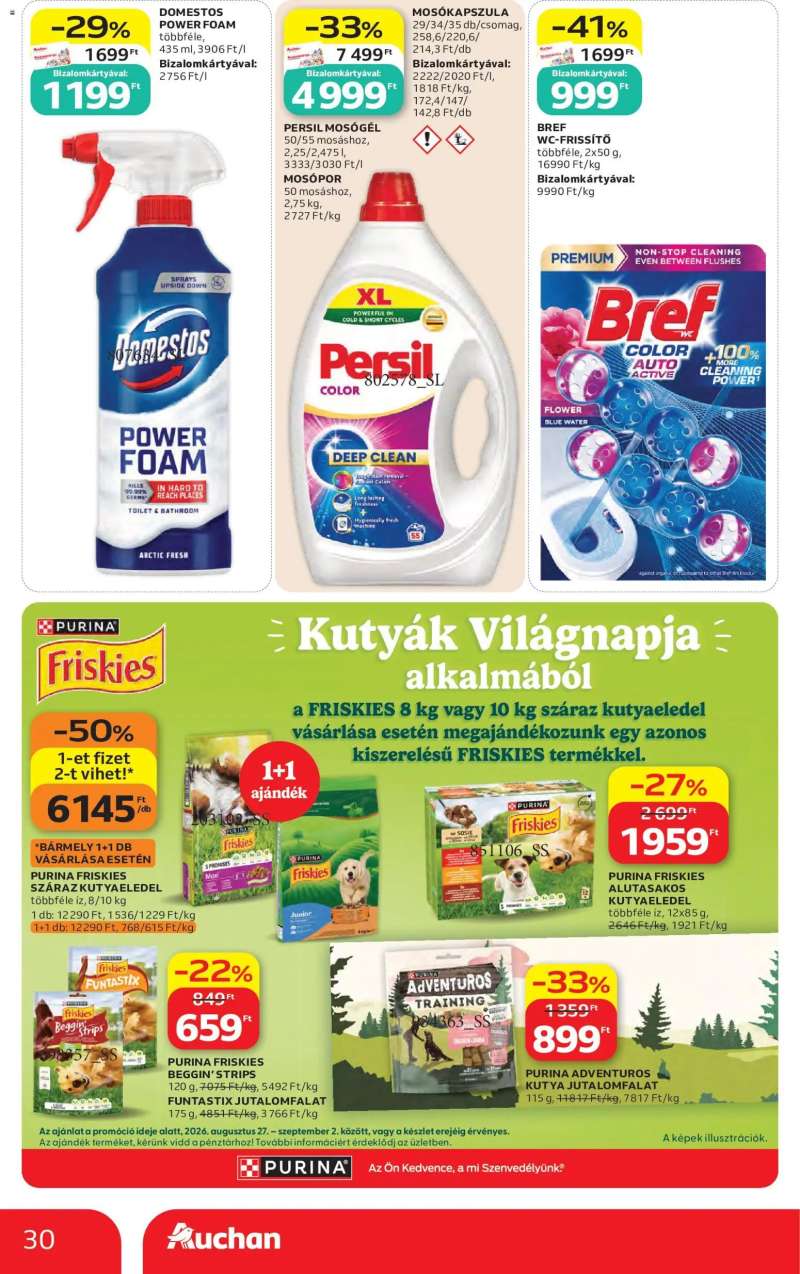 Auchan Auchan akciós újság 30 oldal