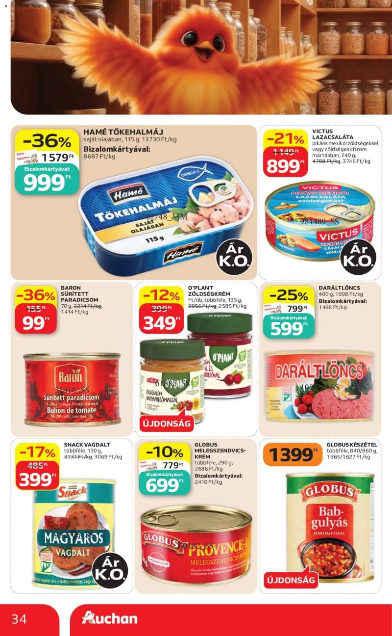 Auchan Auchan akciós újság 34 oldal